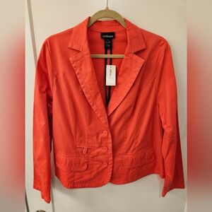 NWT - Lane Bryant Vermilion Cotton w Spandex Blazer - Size 18